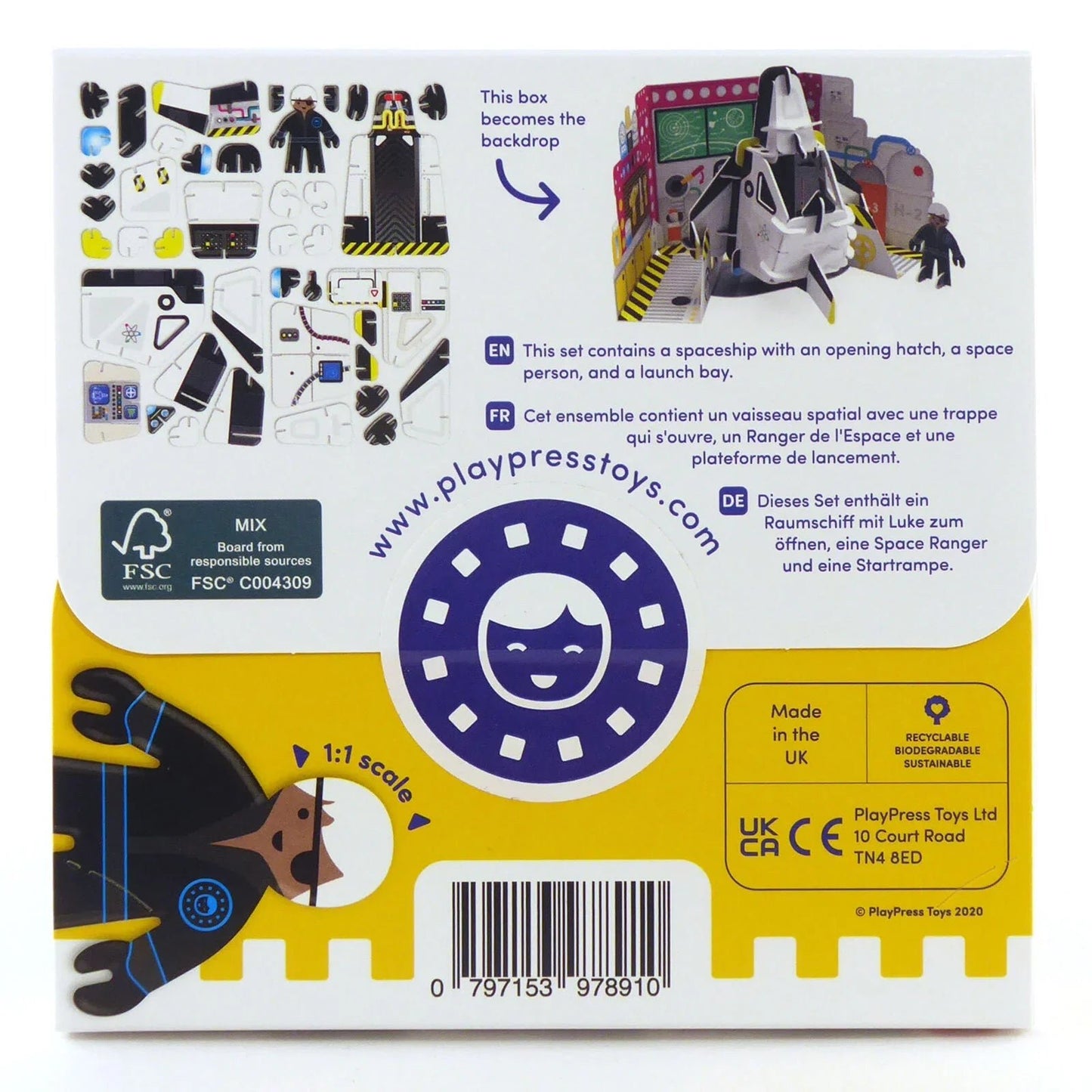 Playpress Toys Space Ranger Playset - mezetto ebebek ebebek