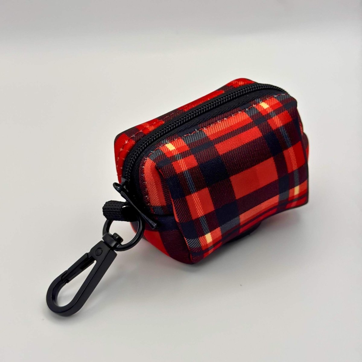 Poo Bag Holder - Red Tartan - mezetto PupClub Couture PupClub Couture