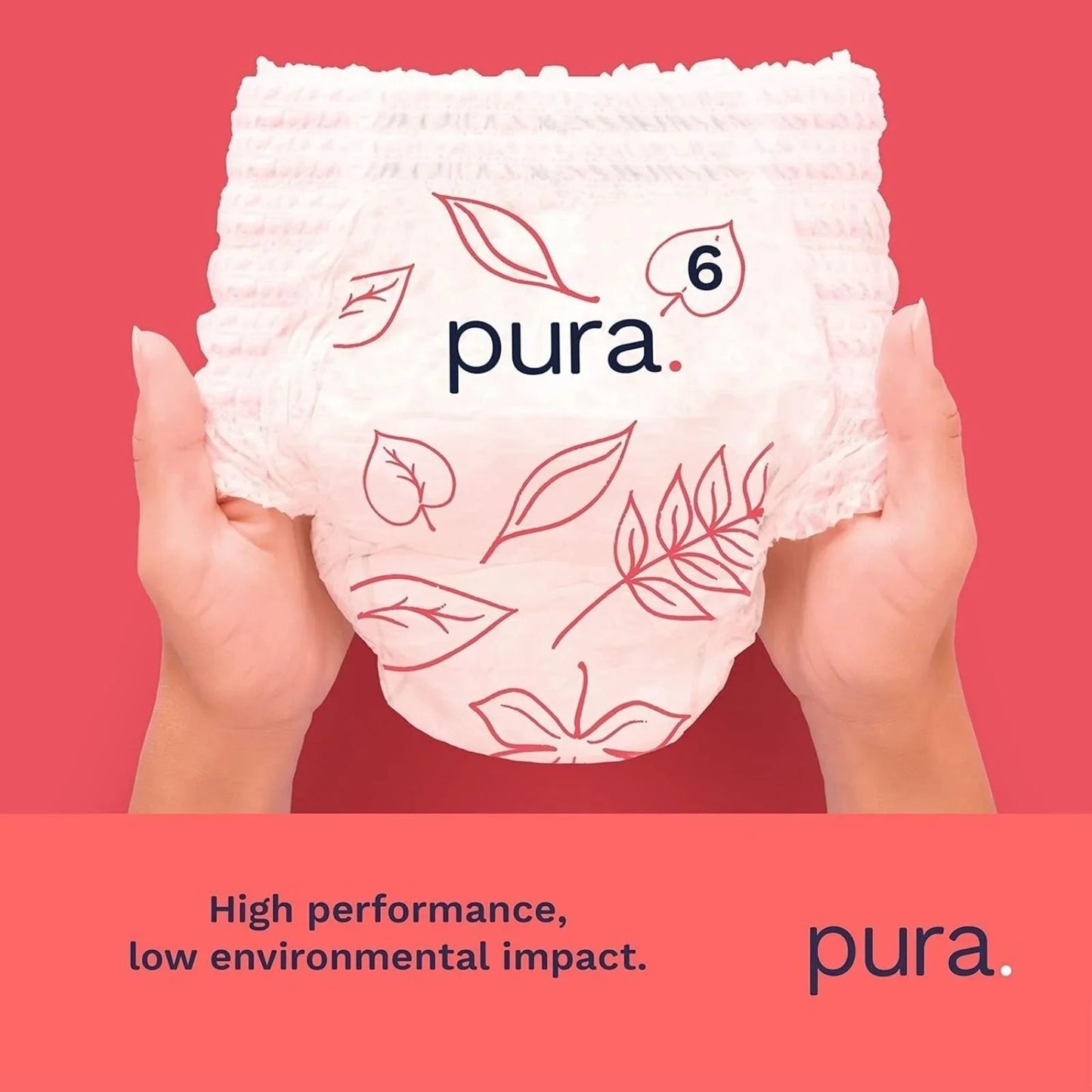 Pura Eco Nappy Pants Size 6 - 18 nappies - mezetto ebebek ebebek