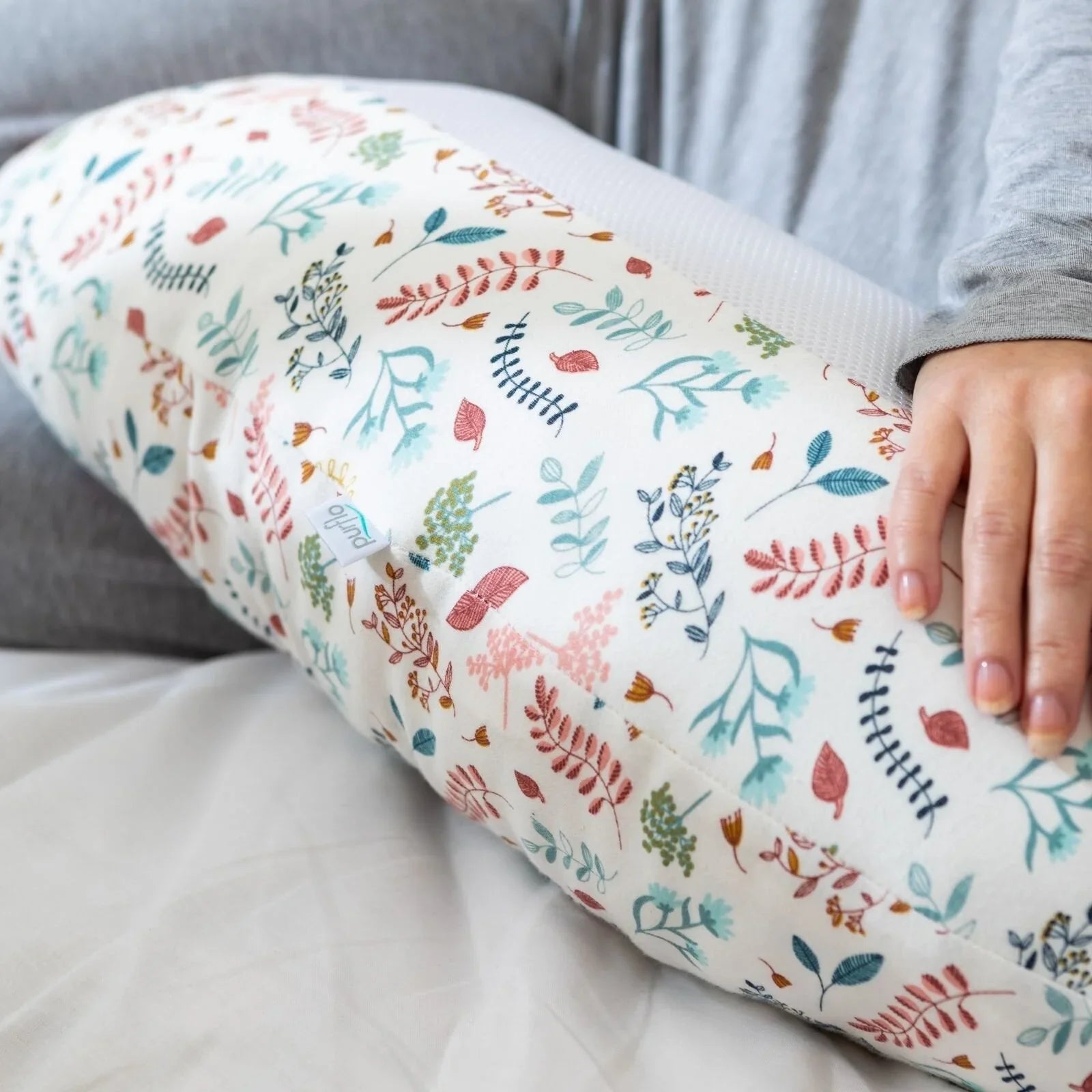 Purflo Breathe Maternity Support Pillow - Botanical - mezetto ebebek ebebek