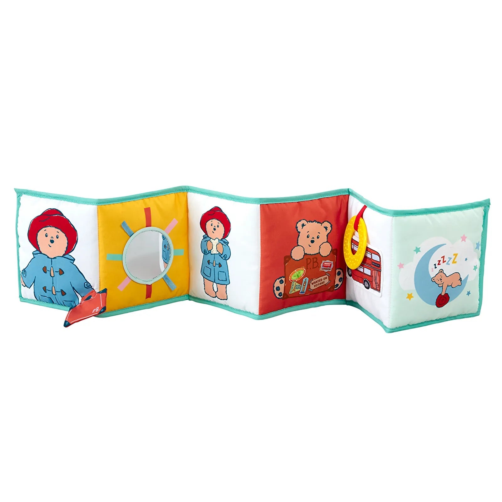 Rainbow Designs 1684 Unfold & Discover Bear, Classic Paddington Activity Book - mezetto ebebek ebebek