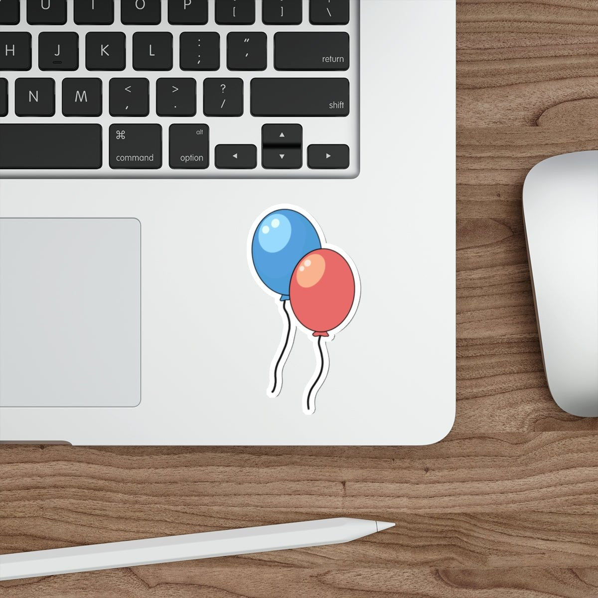 Red and Blue Balloons Waterproof Sticker - mezetto KEOLIX KEOLIX