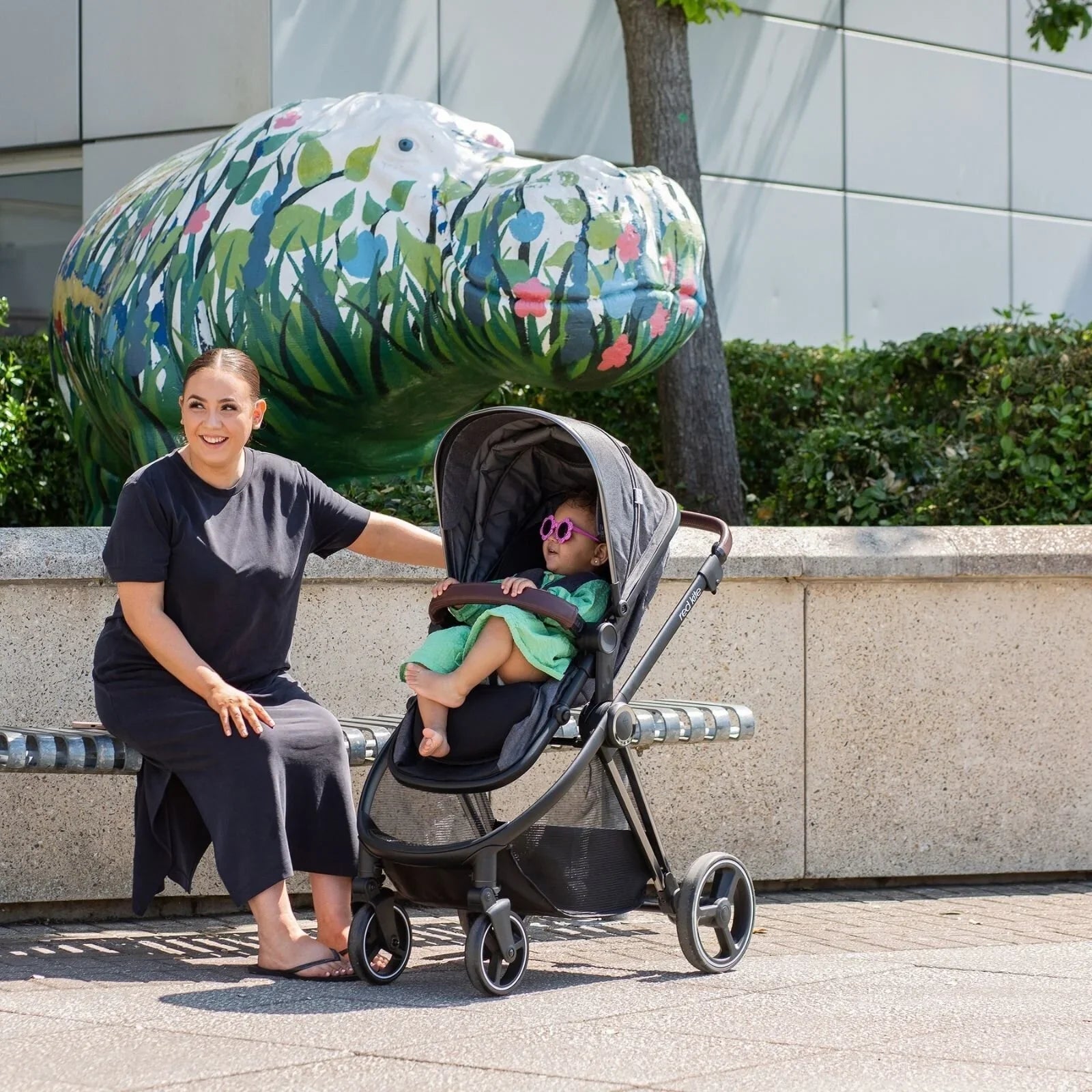 Red Kite Push Me Pace i - Size 3 - in - 1 Travel System - Grey - mezetto ebebek ebebek