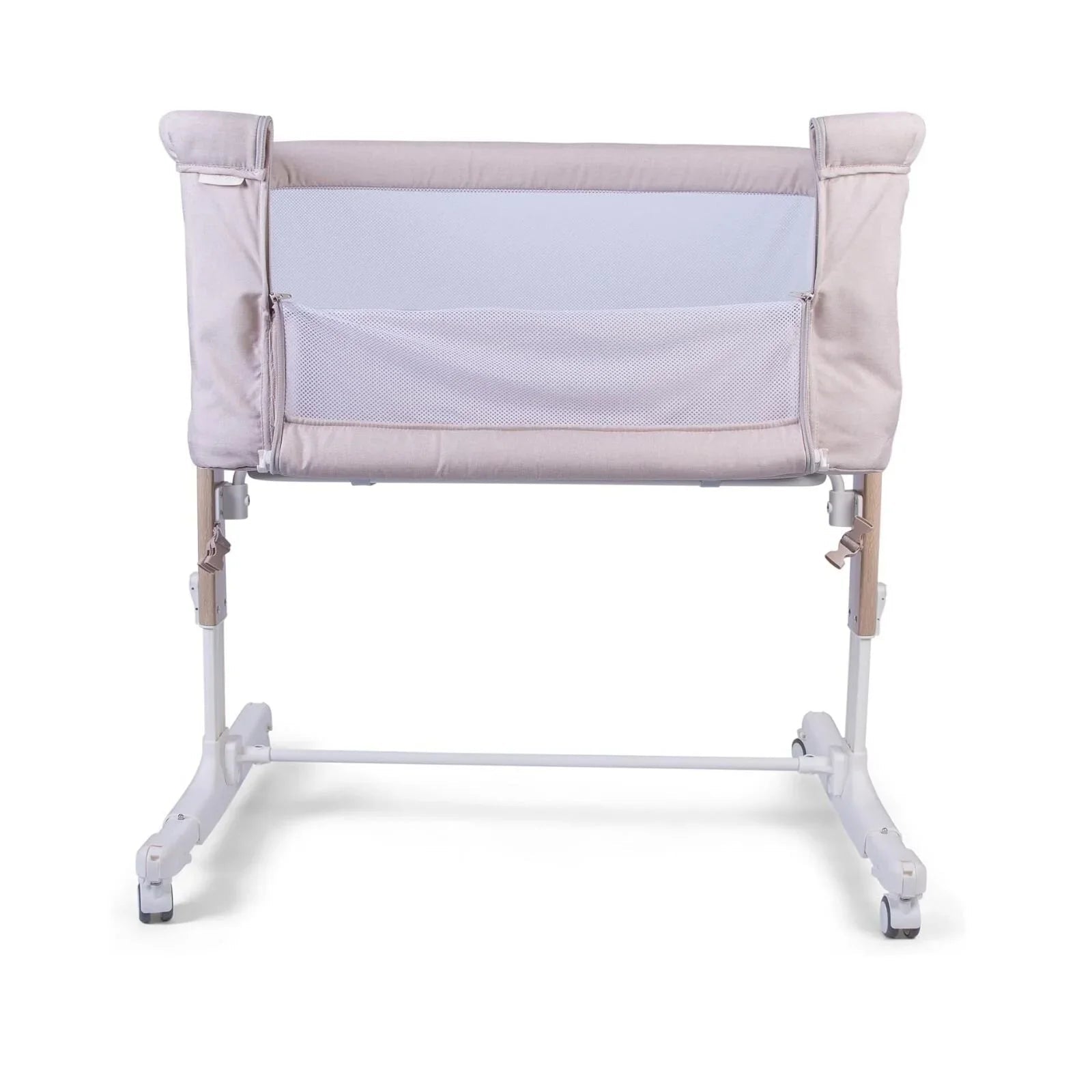 Red Kite Rockabye Bedside Crib - Oatmeal - mezetto ebebek ebebek