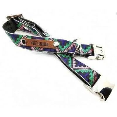 RegalPaws Personalised Pup Charm Cotton Collar - mezetto