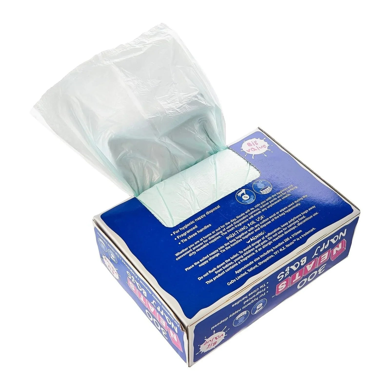 Robinson Neats Nappy Bags 300 pcs - mezetto ebebek ebebek