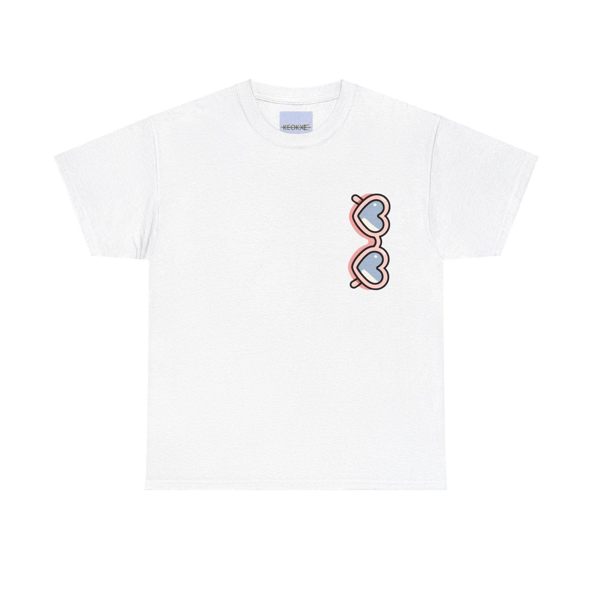 Rose - Tinted Glasses – Fun & Stylish Graphic Tee - mezetto KEOLIX KEOLIX