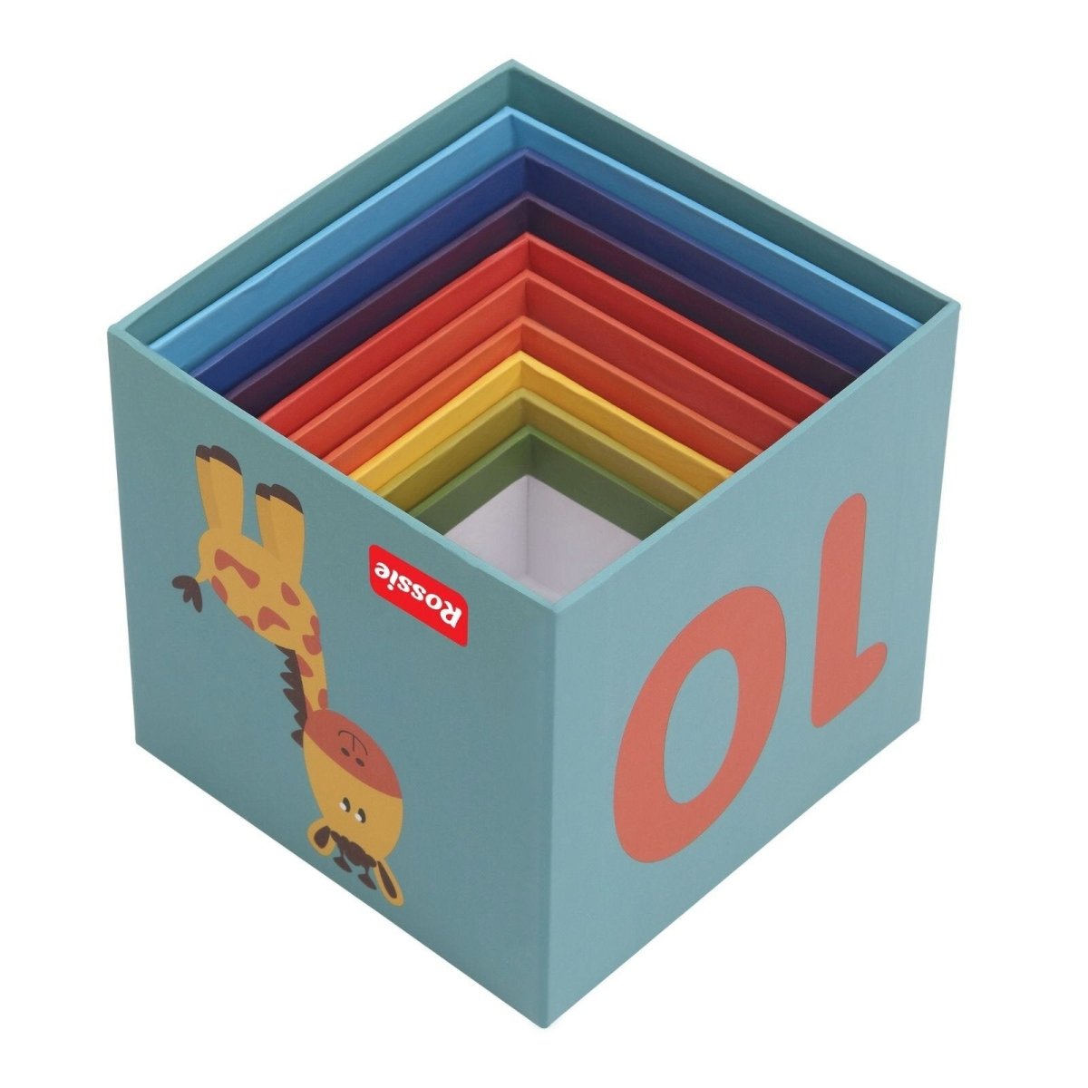 Rossie Educational Cube 10 Pieces - mezetto ebebek ebebek