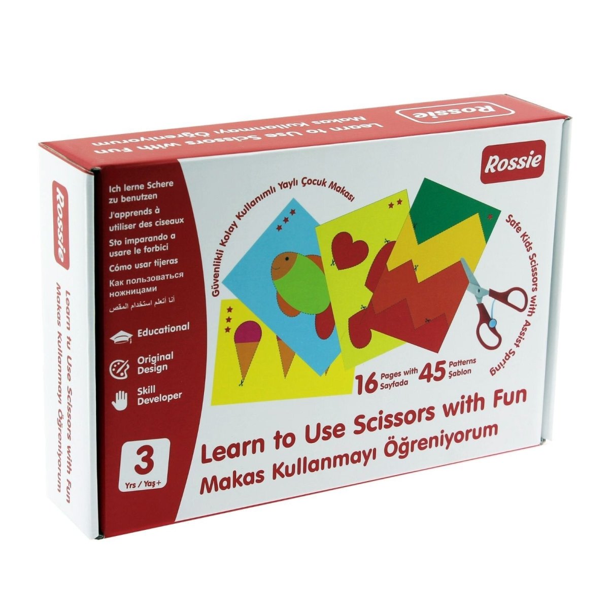 Rossie Learn to Use Scissors with Fun - mezetto ebebek ebebek