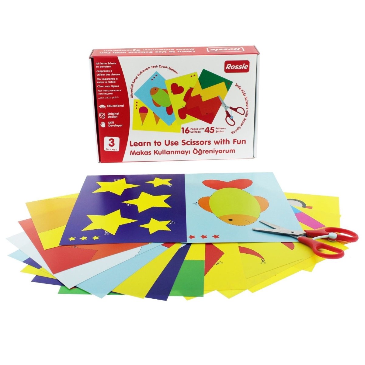 Rossie Learn to Use Scissors with Fun - mezetto ebebek ebebek