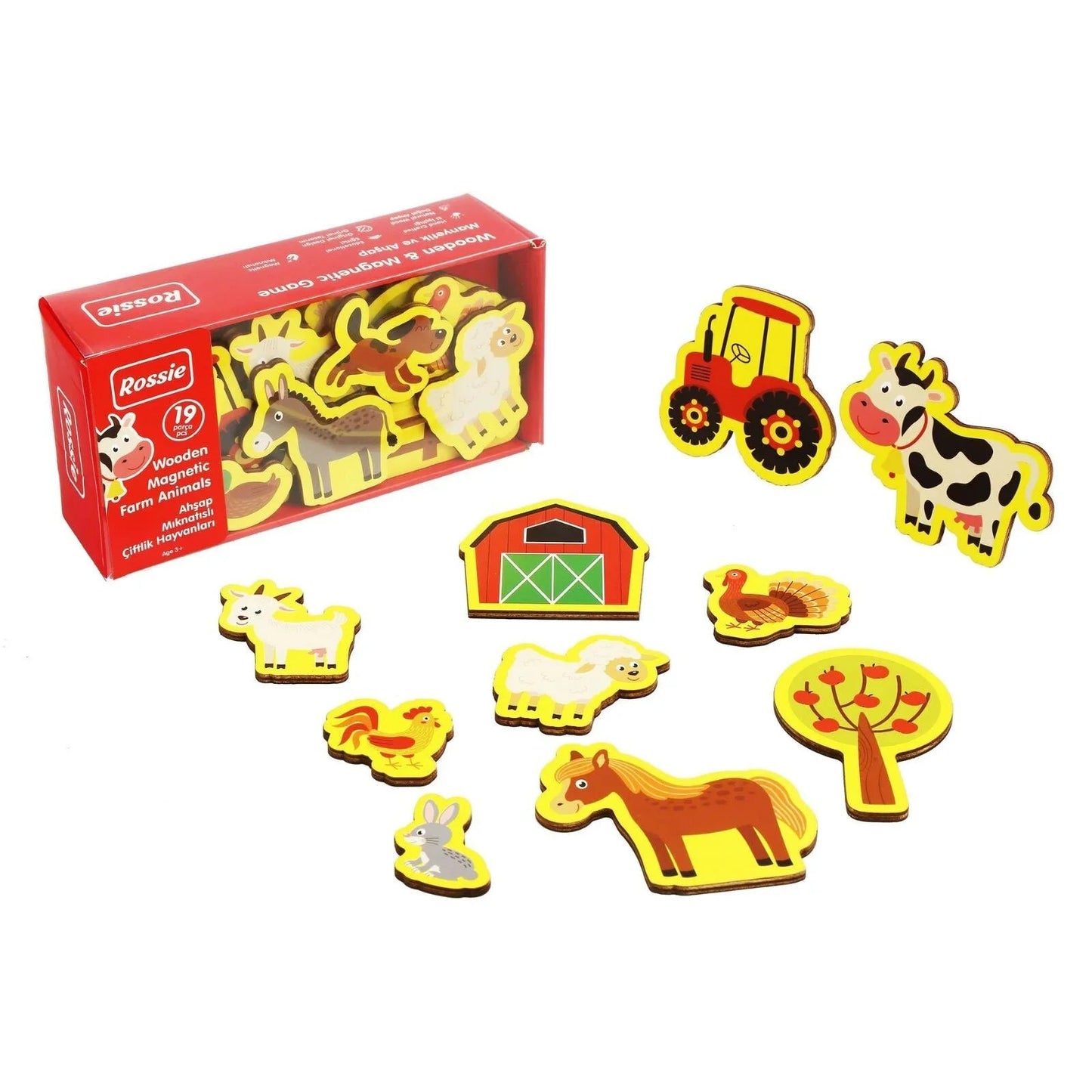 Rossie Magnet Farm Figures - mezetto ebebek ebebek