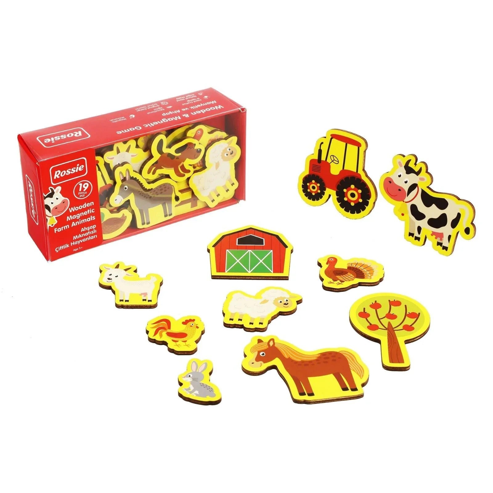 Rossie Magnet Farm Figures - mezetto ebebek ebebek