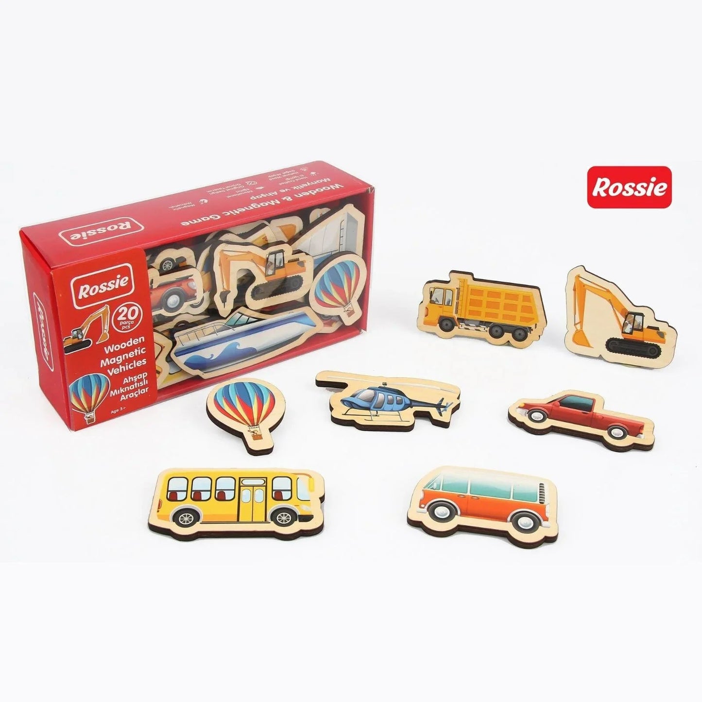 Rossie Magnetic Wood Tools - mezetto ebebek ebebek