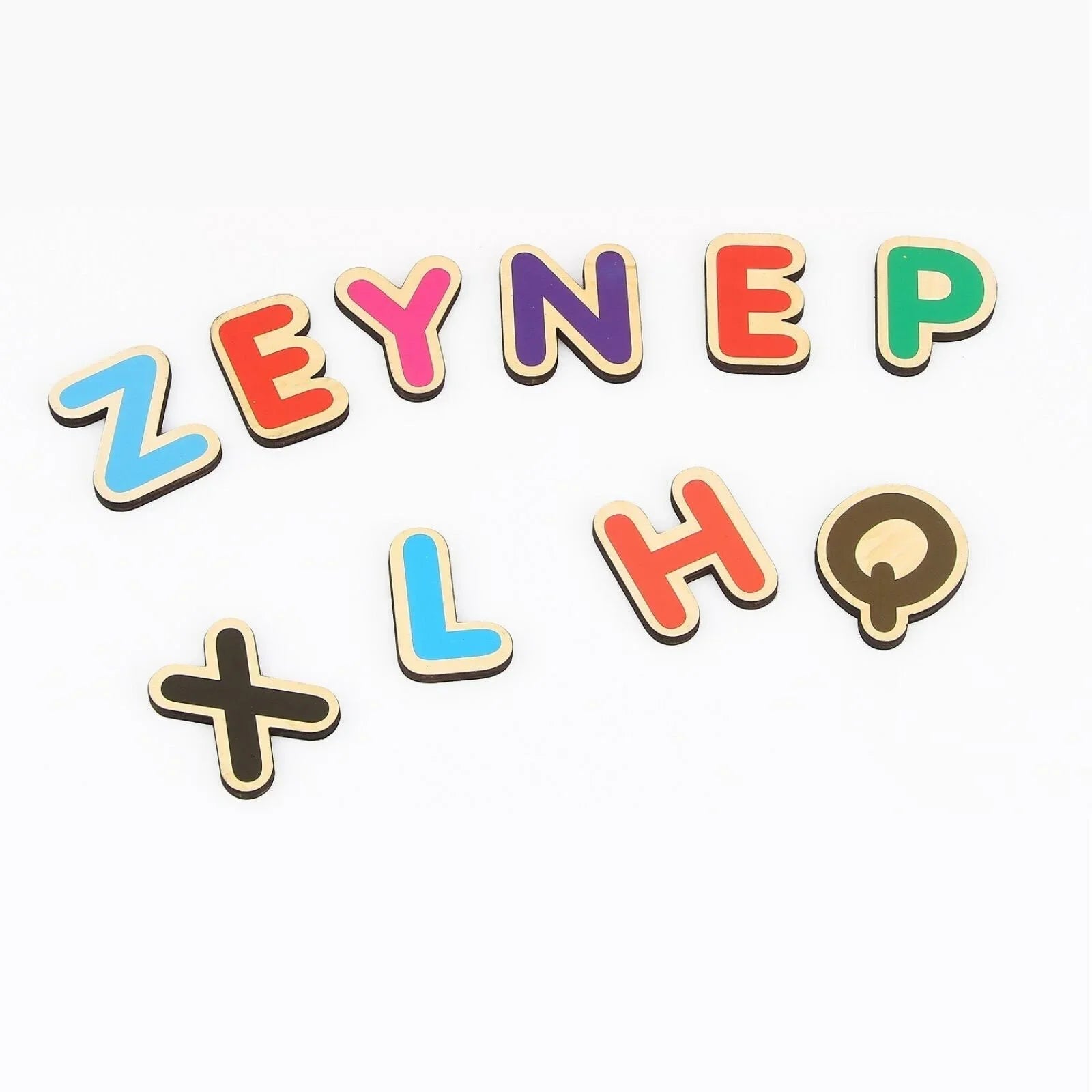 Rossie Magnetic Wooden Capital Letters - mezetto ebebek ebebek
