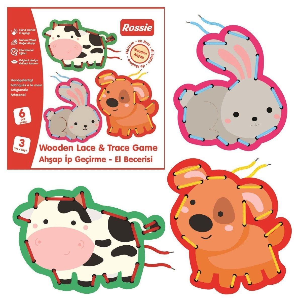 Rossie Wood Craft Game - Series 2 - mezetto ebebek ebebek