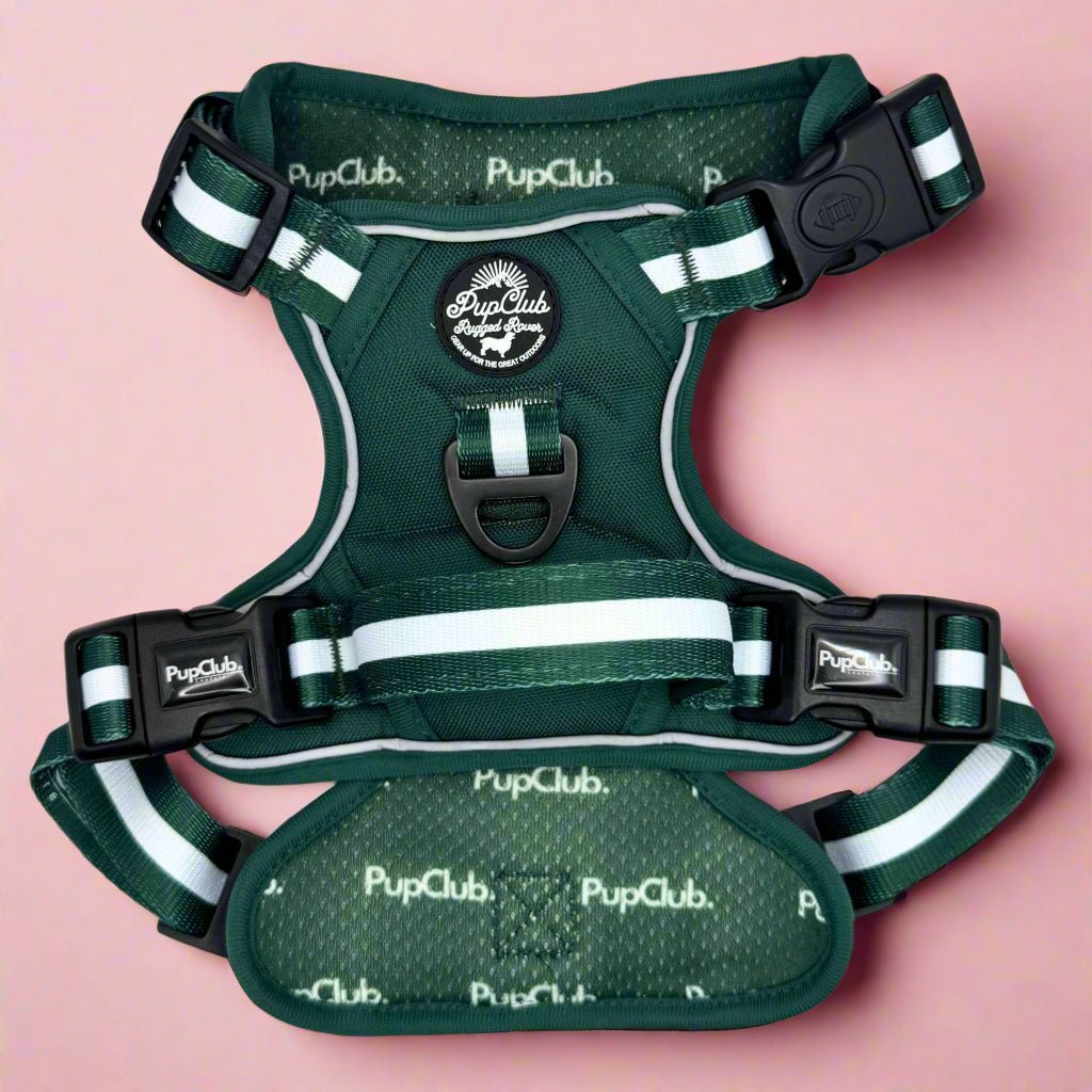 Rugged Rover™ Harness - Forest Green - mezetto PupClub Couture PupClub Couture