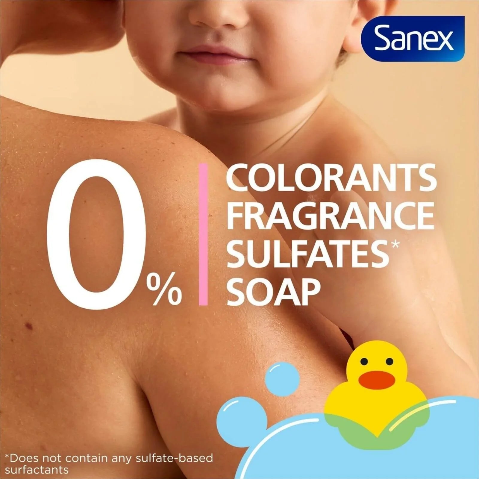 Sanex Baby Bath Foam and Shampoo Zero% Baby Frag Free 450ml - mezetto ebebek ebebek