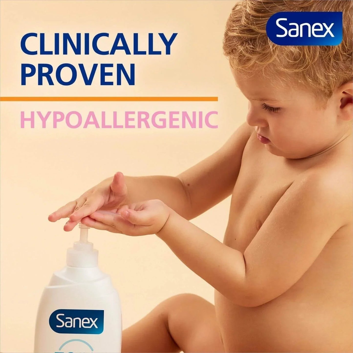 Sanex Baby Wash Zero% Baby Nourish 450ml - mezetto ebebek ebebek