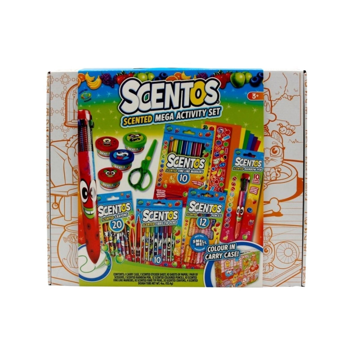 Scentos Mega Activity Art Supplies Set - mezetto ebebek ebebek