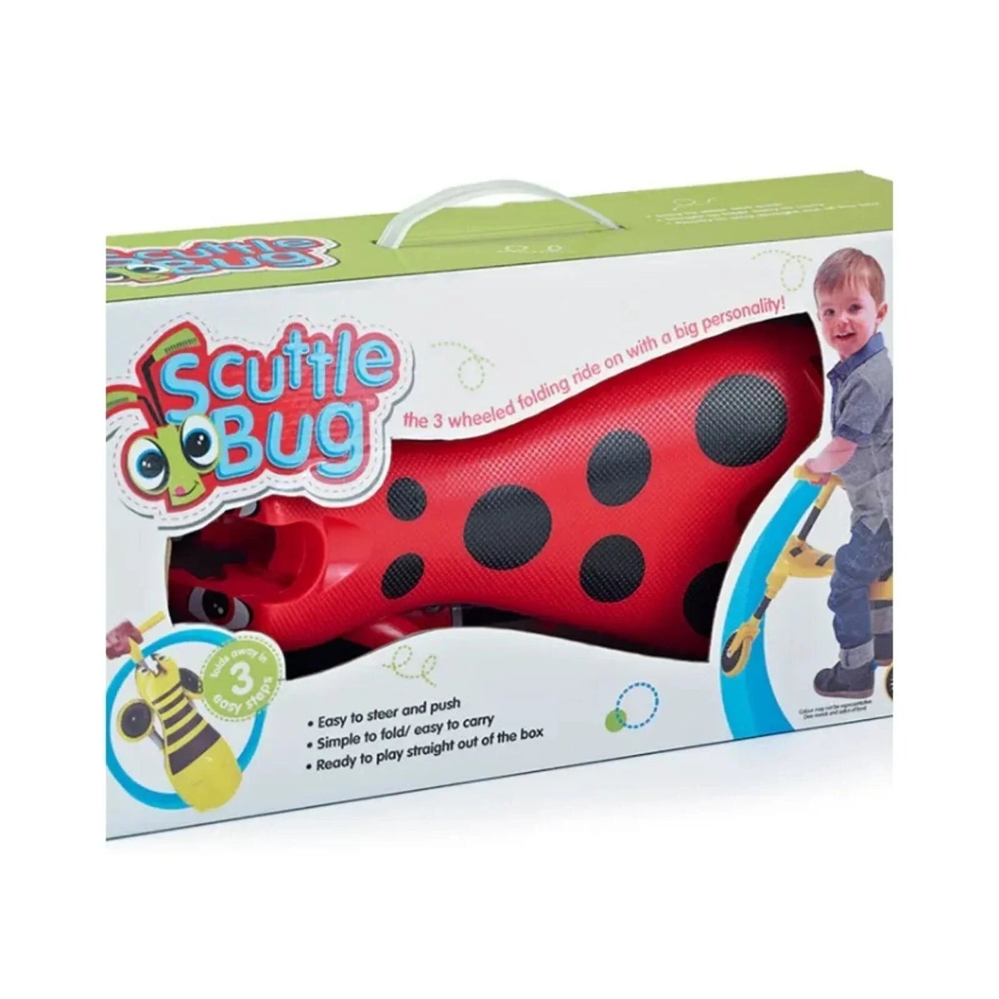 Scuttlebug Beetle 3 Wheel Ride On - mezetto ebebek ebebek