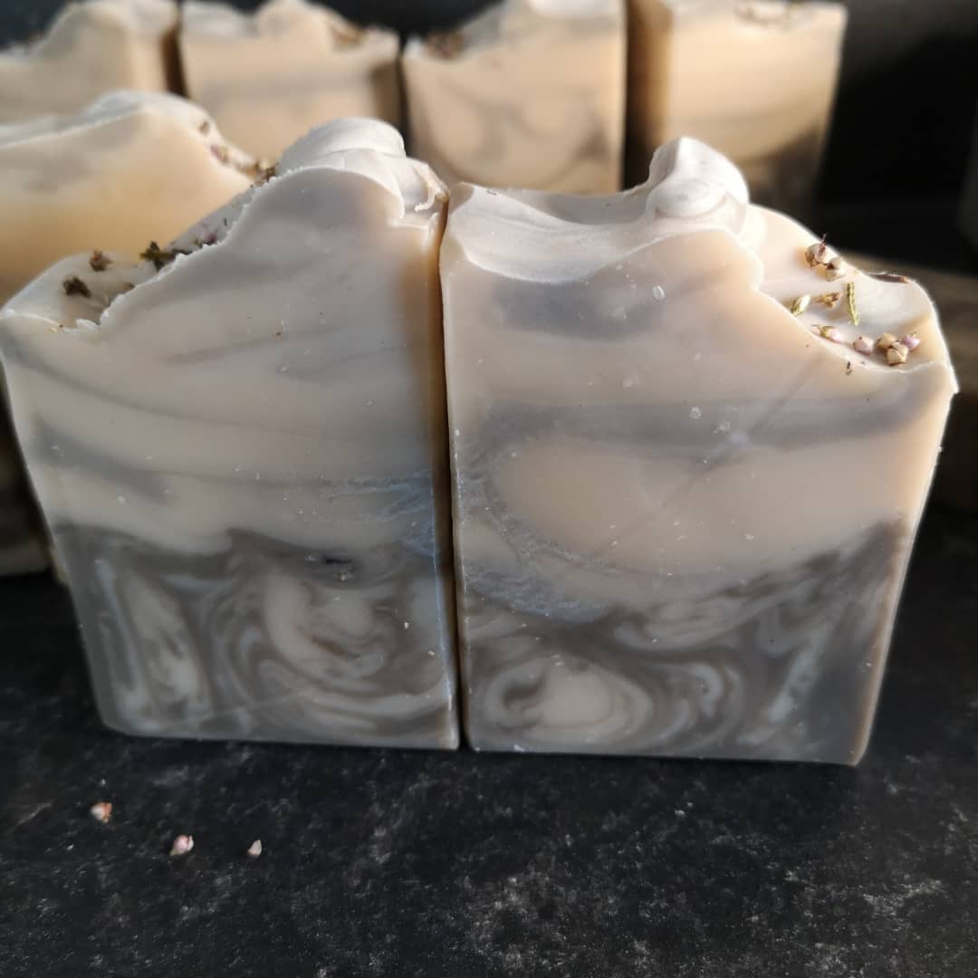 Seaside Mud & Seaweed Vegan Soap - mezetto Shopify Collective Somerset Natural Soaps