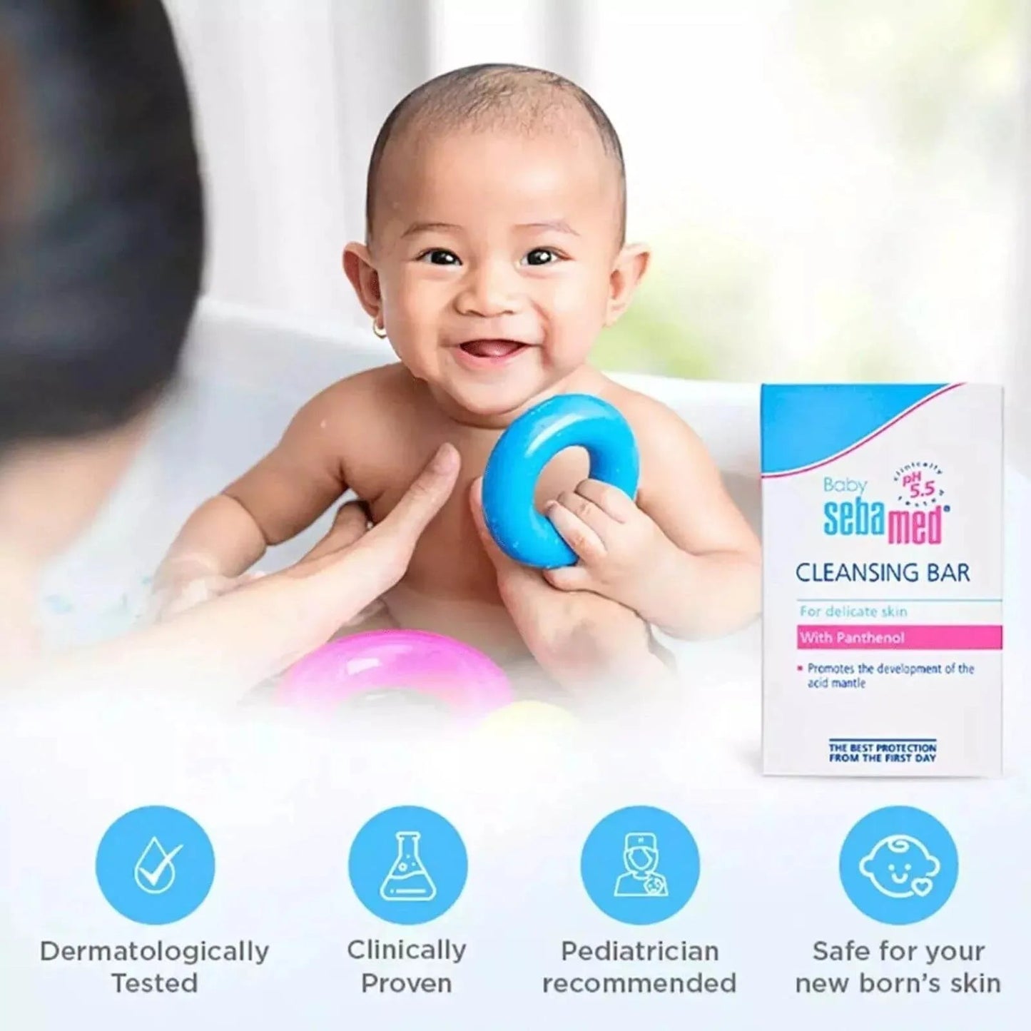 Sebamed Baby Cleansing Bar 100g - mezetto ebebek ebebek