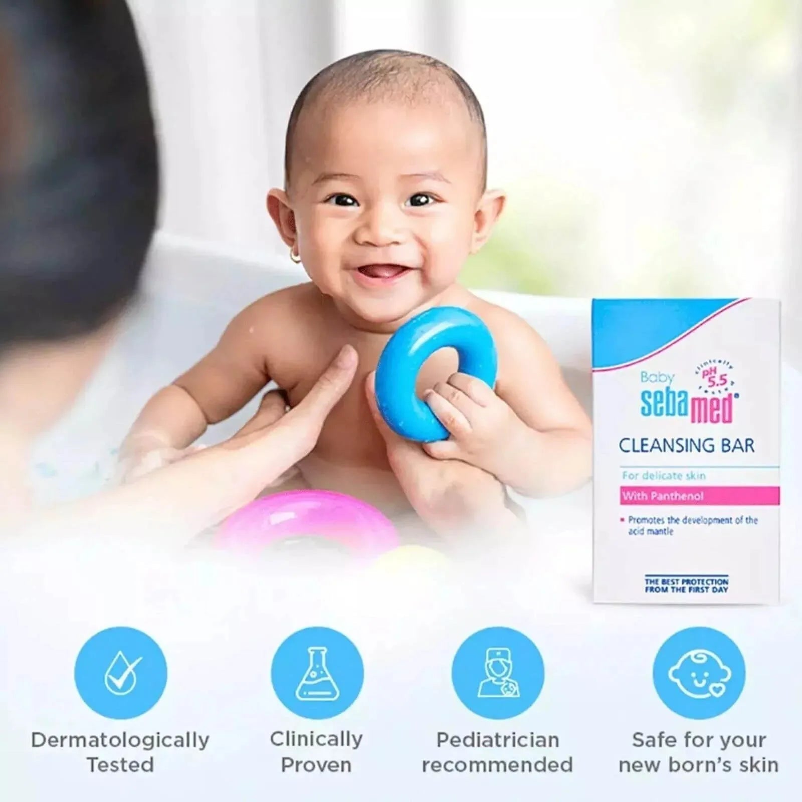Sebamed Baby Cleansing Bar 100g - mezetto ebebek ebebek