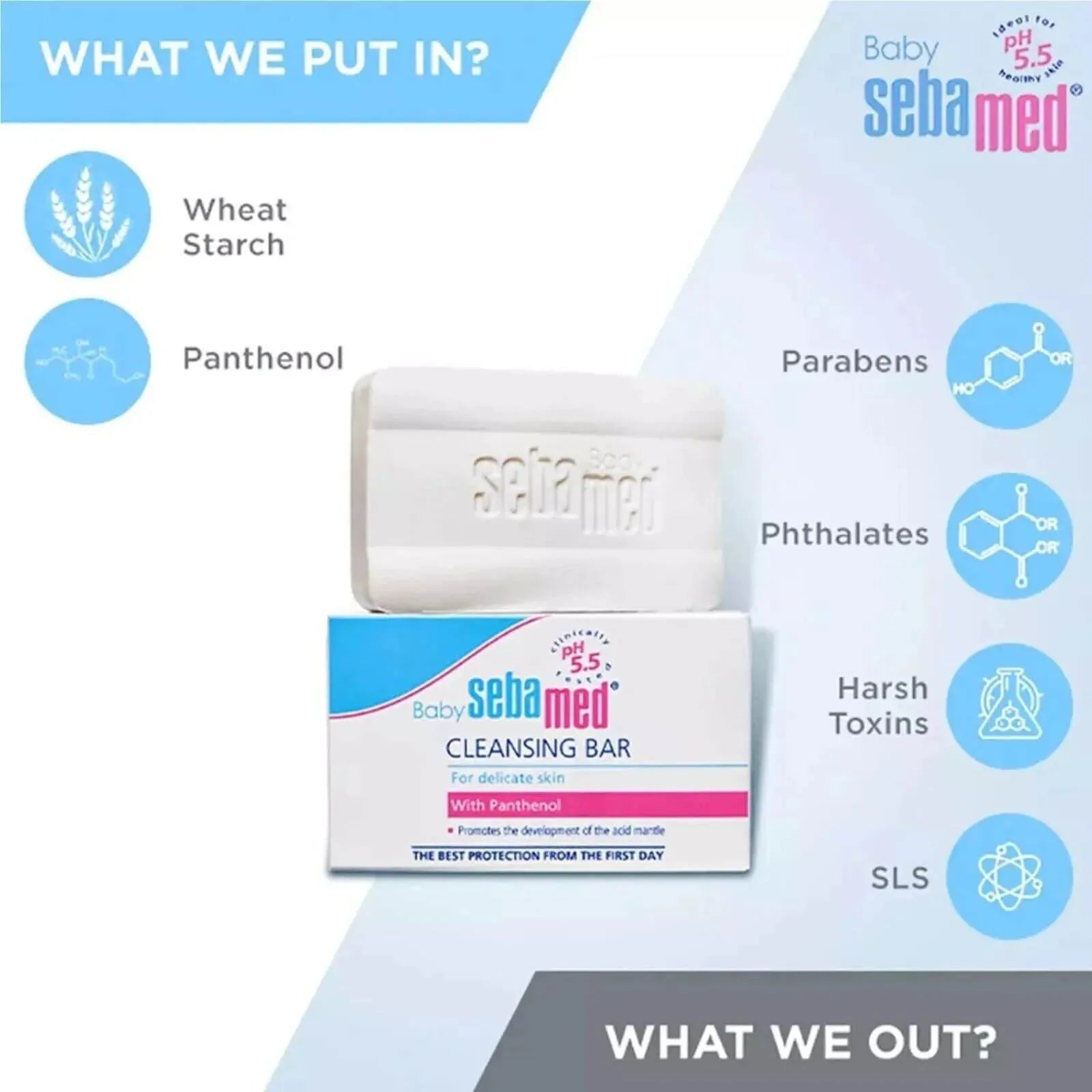 Sebamed Baby Cleansing Bar 100g - mezetto ebebek ebebek