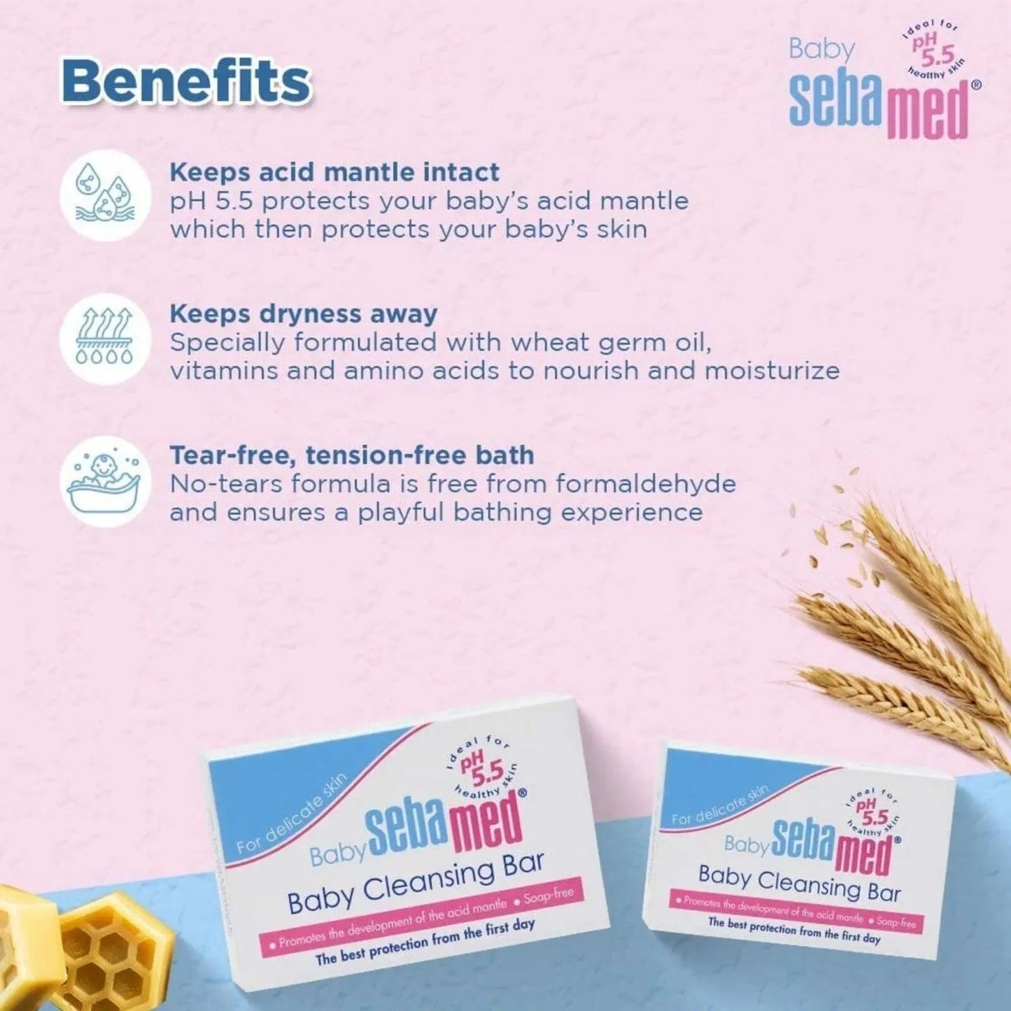 Sebamed Baby Cleansing Bar 100g - mezetto ebebek ebebek