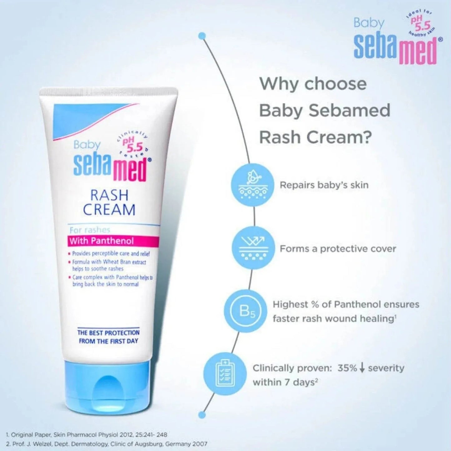 Sebamed Baby Nappy Rash Cream 100ml - mezetto ebebek ebebek