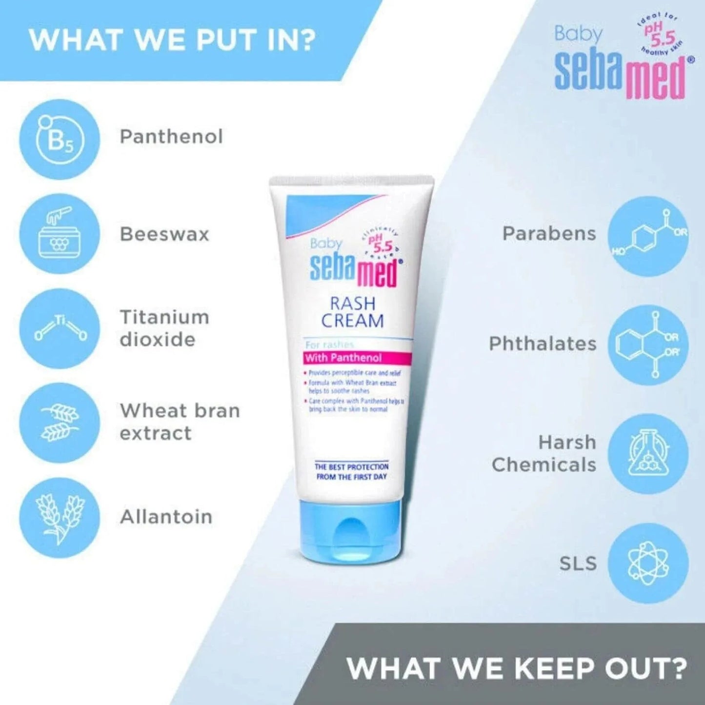 Sebamed Baby Nappy Rash Cream 100ml - mezetto ebebek ebebek