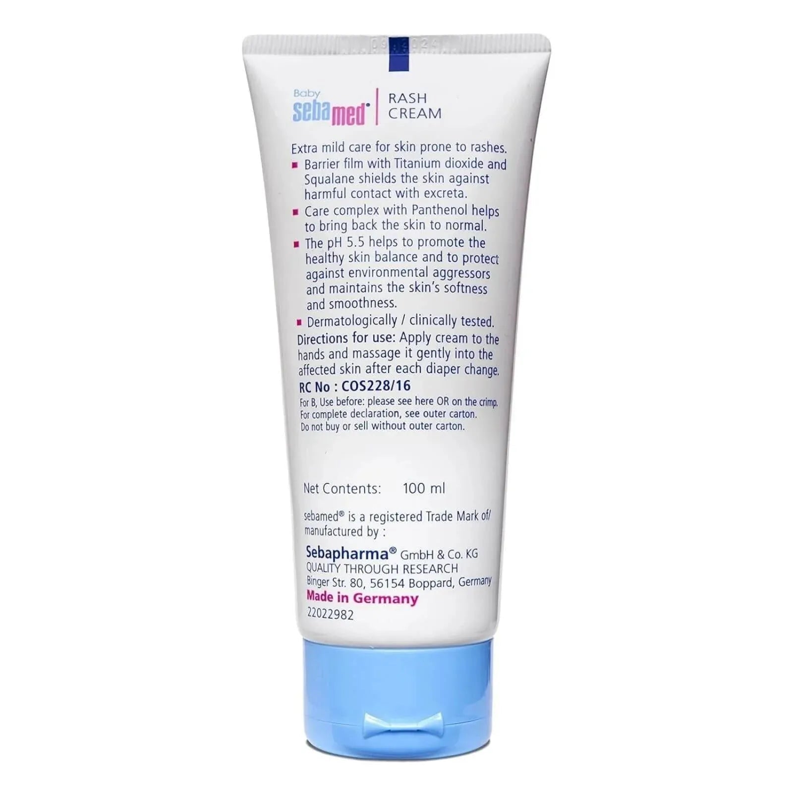 Sebamed Baby Nappy Rash Cream 100ml - mezetto ebebek ebebek