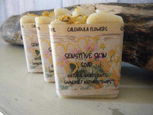 Sensitive Skin Vegan Soap - mezetto Shopify Collective Somerset Natural Soaps