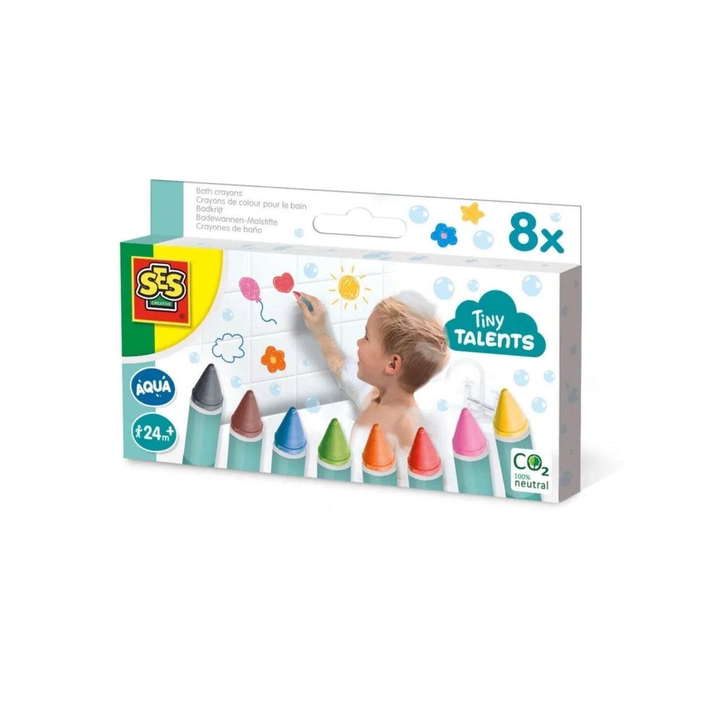 SES Creative Bath Crayons 8 pcs - mezetto ebebek ebebek