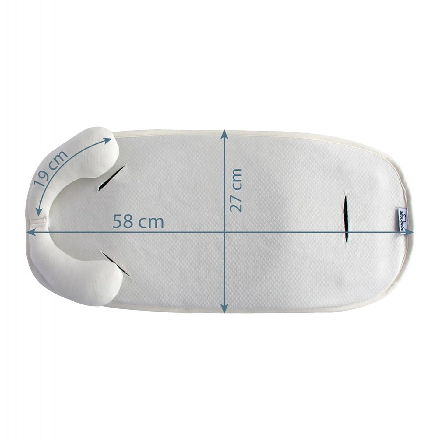 Sevi Bebe Infant Carrier Back Support - Ecru - mezetto ebebek ebebek