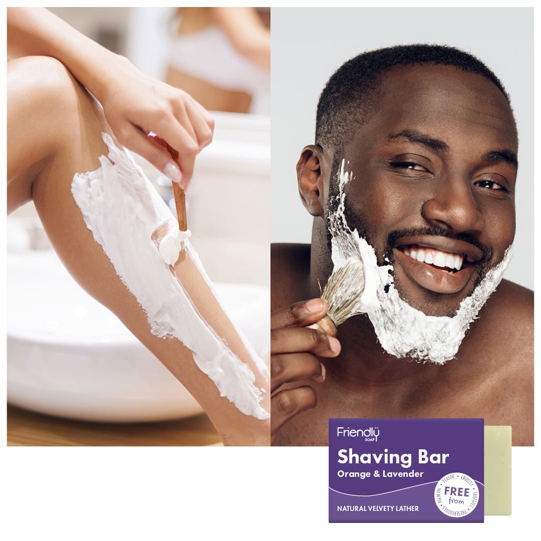 Shaving Bar - Orange & Lavender - mezetto Friendly Soap Friendly Soap