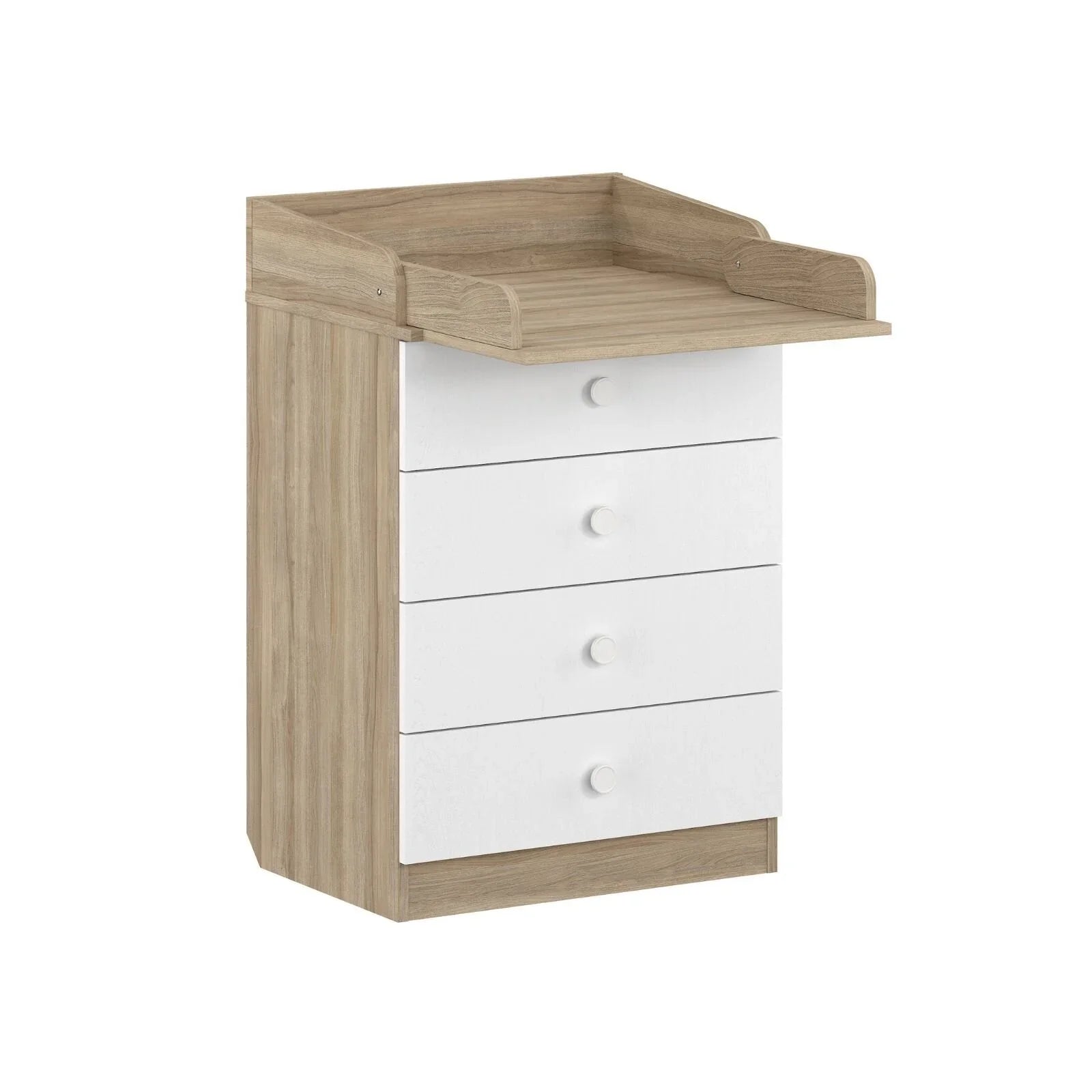 Shefa Kids 600 Changing Dressers - Elm/White - mezetto ebebek ebebek