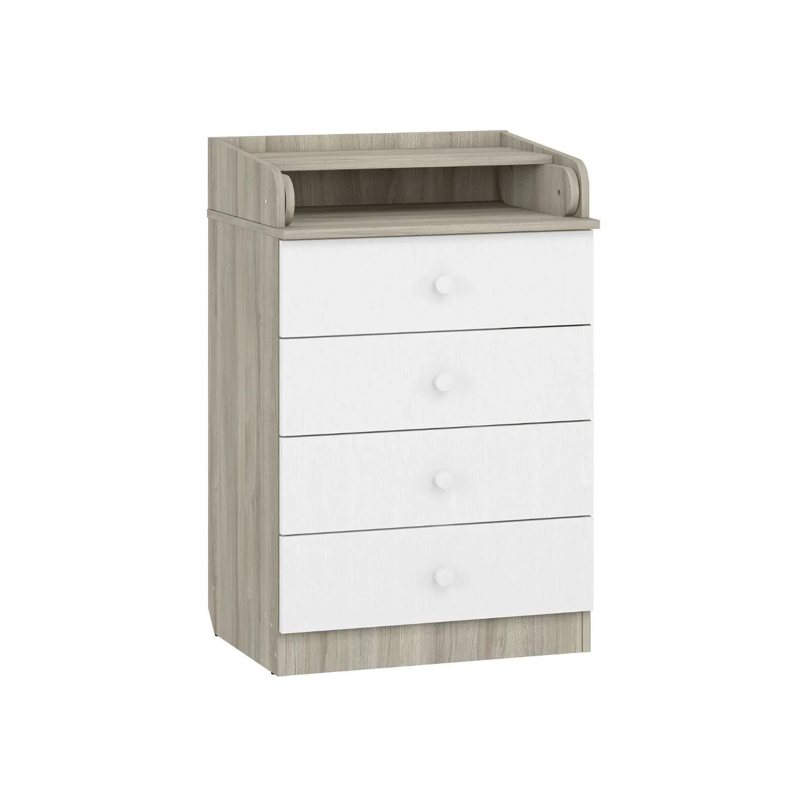 Shefa Kids 600 Changing Dressers - Elm/White - mezetto ebebek ebebek