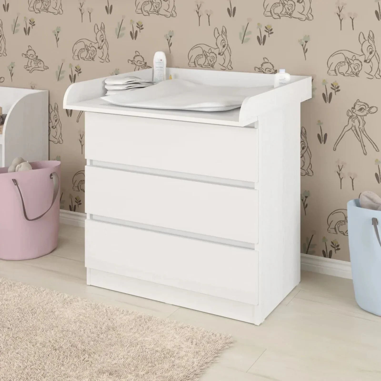 Shefa Kids 800 Universal Dresser Baby Changing Top - White - mezetto ebebek ebebek