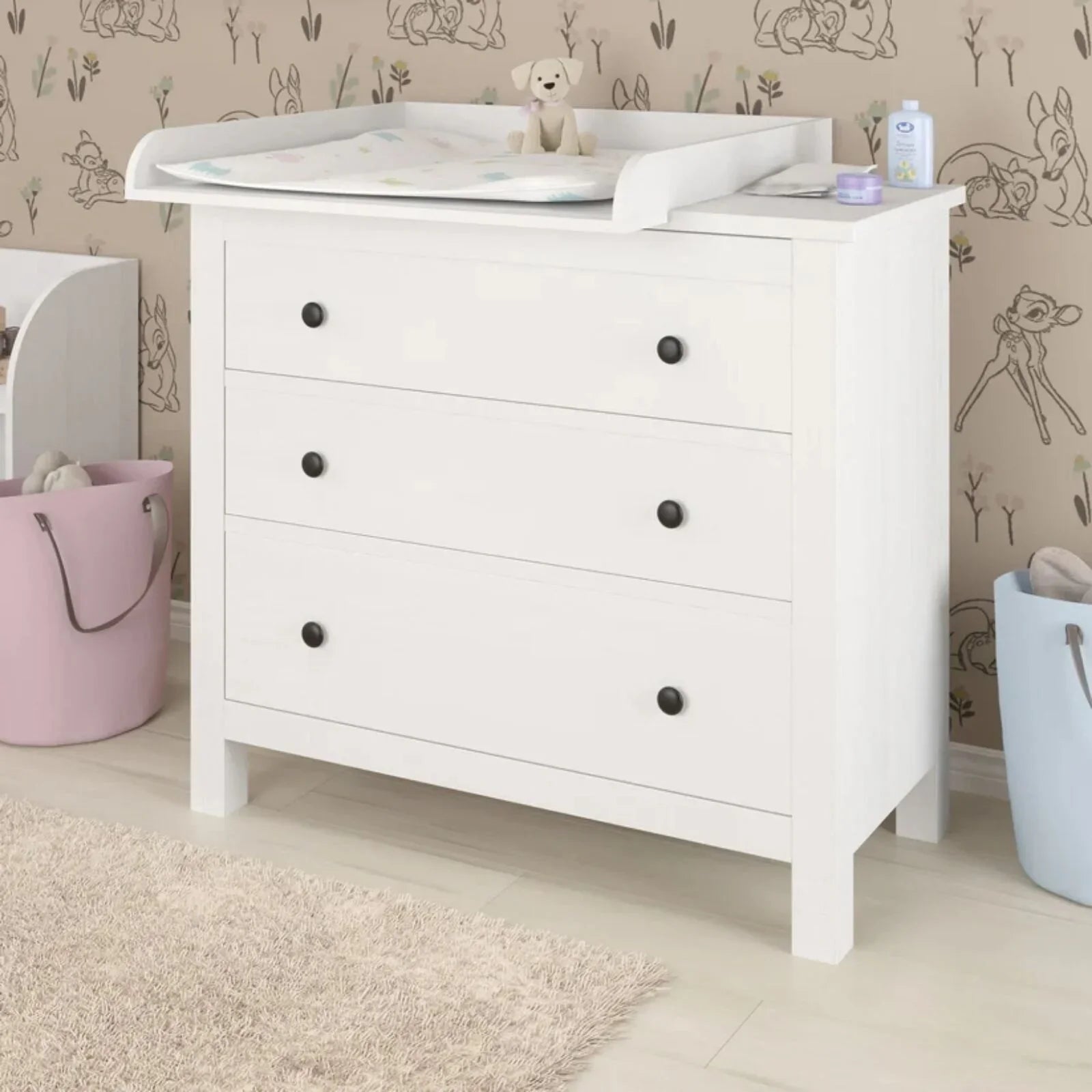 Shefa Kids 800 Universal Dresser Baby Changing Top - White - mezetto ebebek ebebek