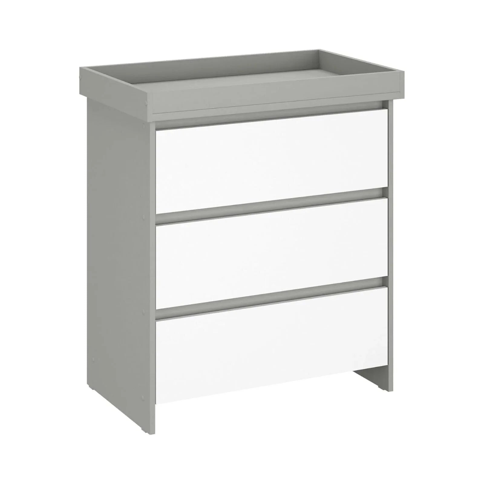 Shefa Kids 880 Baby Changing Unit - Grey/White - mezetto ebebek ebebek