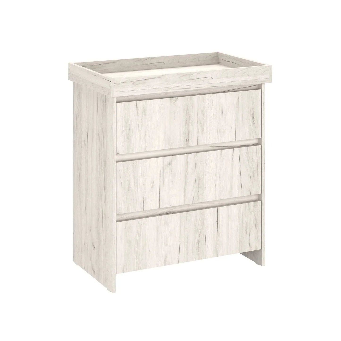 Shefa Kids 880 Baby Changing Unit - White Craft Oak - mezetto ebebek ebebek