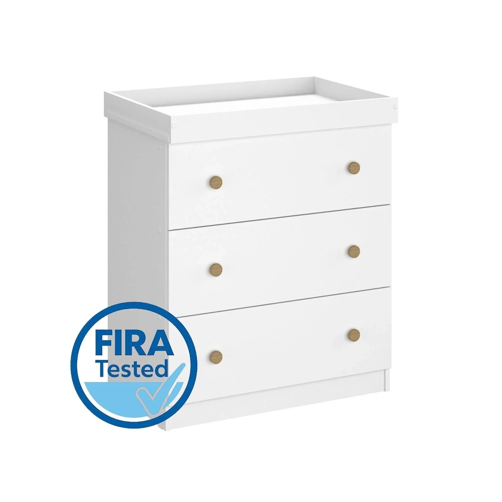 Shefa Kids 888 Changing Dresser - White - mezetto ebebek ebebek