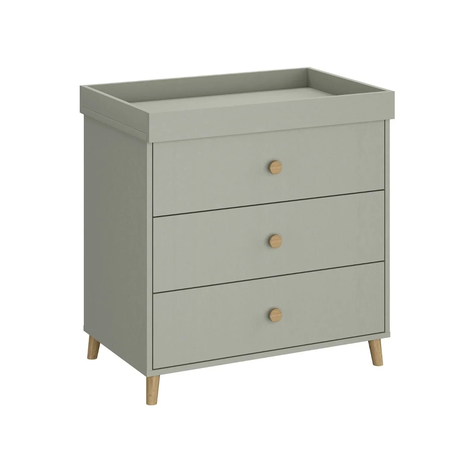 Shefa Kids 890 Changing Dresser - Grey - mezetto ebebek ebebek