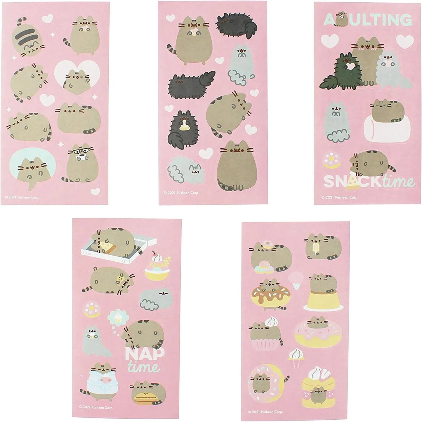 Simply Pusheen Stickers - mezetto ebebek ebebek