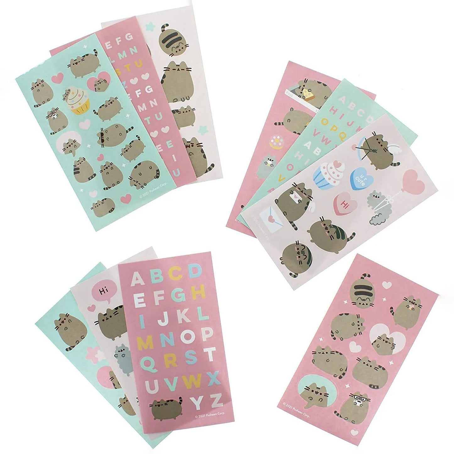 Simply Pusheen Stickers - mezetto ebebek ebebek