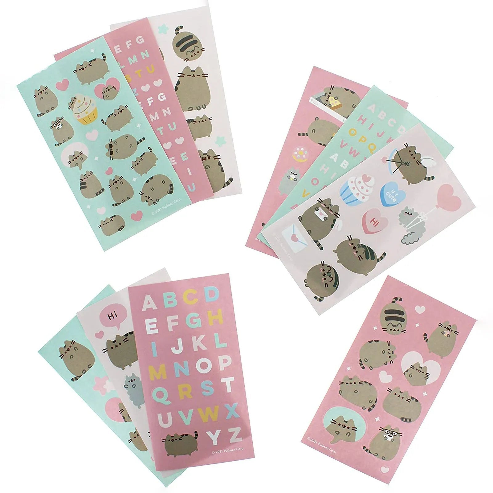 Simply Pusheen Stickers - mezetto ebebek ebebek