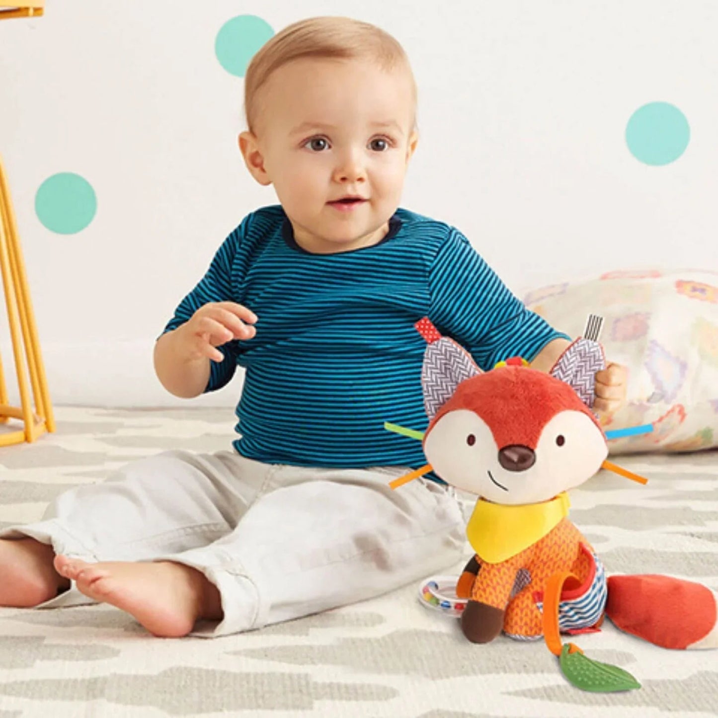 Skip Hop Bandana Buddies Activity Toy - Fox - mezetto ebebek ebebek