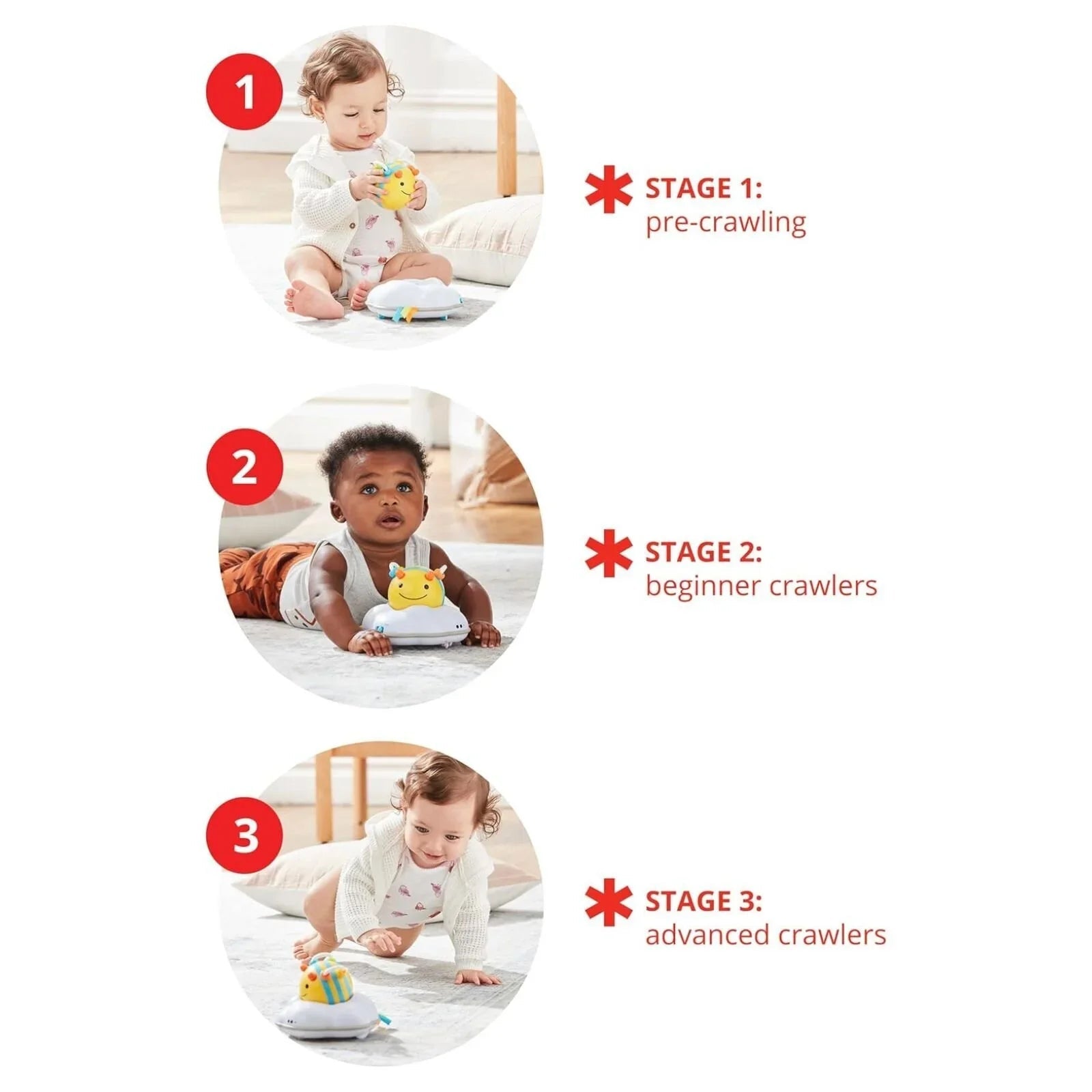 Skip Hop Explore & More Follow - Bee Crawl Toy - mezetto ebebek ebebek