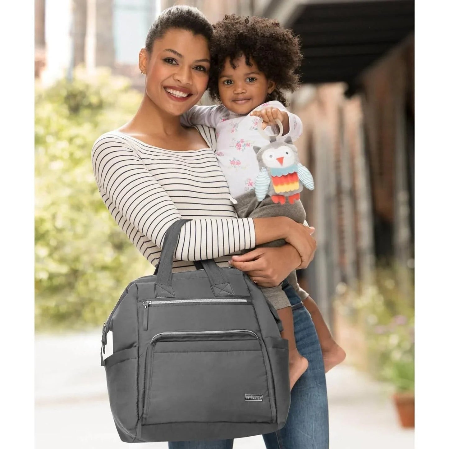 Skip Hop Mainframe Backpack Nappy Bag - Charcoal - mezetto ebebek ebebek